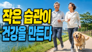 50대 이후 꼭 필요한 걷기 습관,