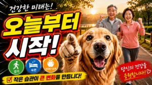 의사들이 추천하는 최고의 건강 습관