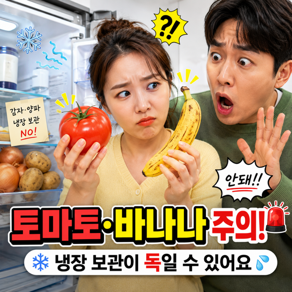 냉장보관독이될수있어요