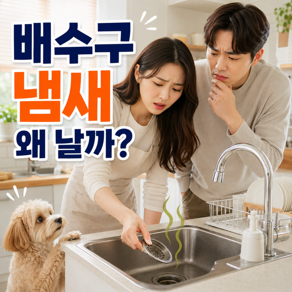 싱크대 배수구 냄새
