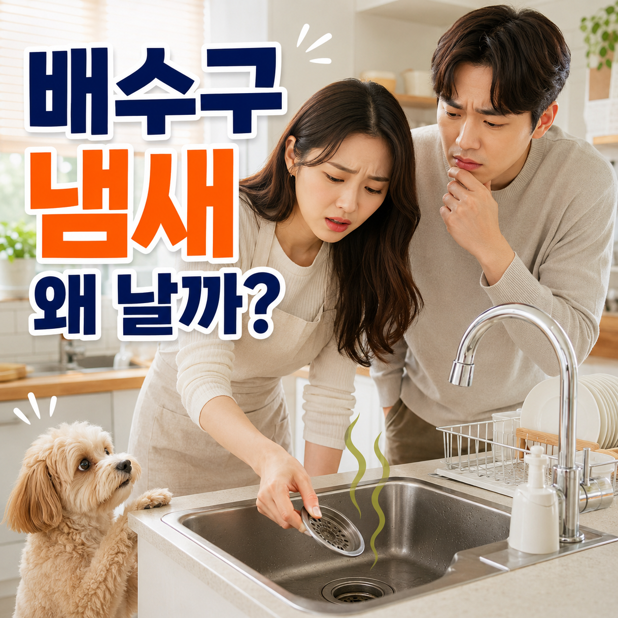 싱크대 배수구 냄새